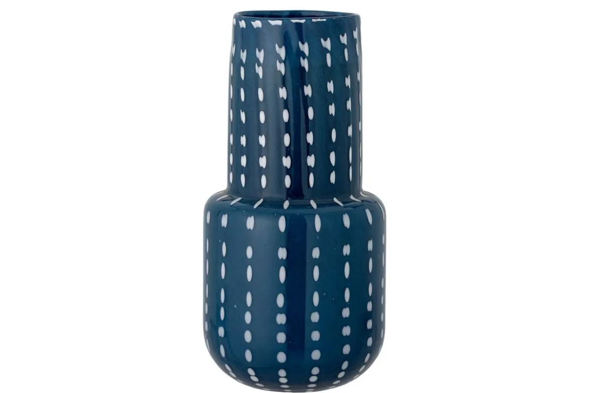 Vase „Elvion“ – Blaues Glas