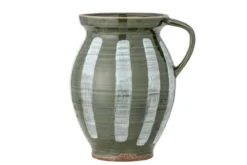 Vase „Elvya“ – Grünes Steingut