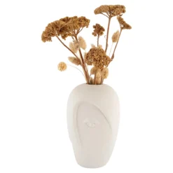 Vase „Elyra“ – Sandfarbenes Keramik-Design