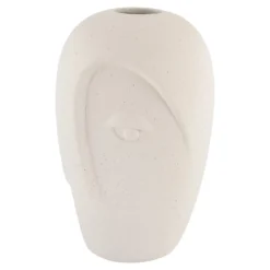 Vase „Elyra“ – Sandfarbenes Keramik-Design