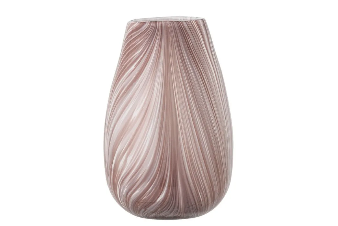 Vase „Ennia“ – Roséfarbenes Glas