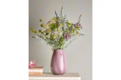 Vase „Ennia“ – Roséfarbenes Glas