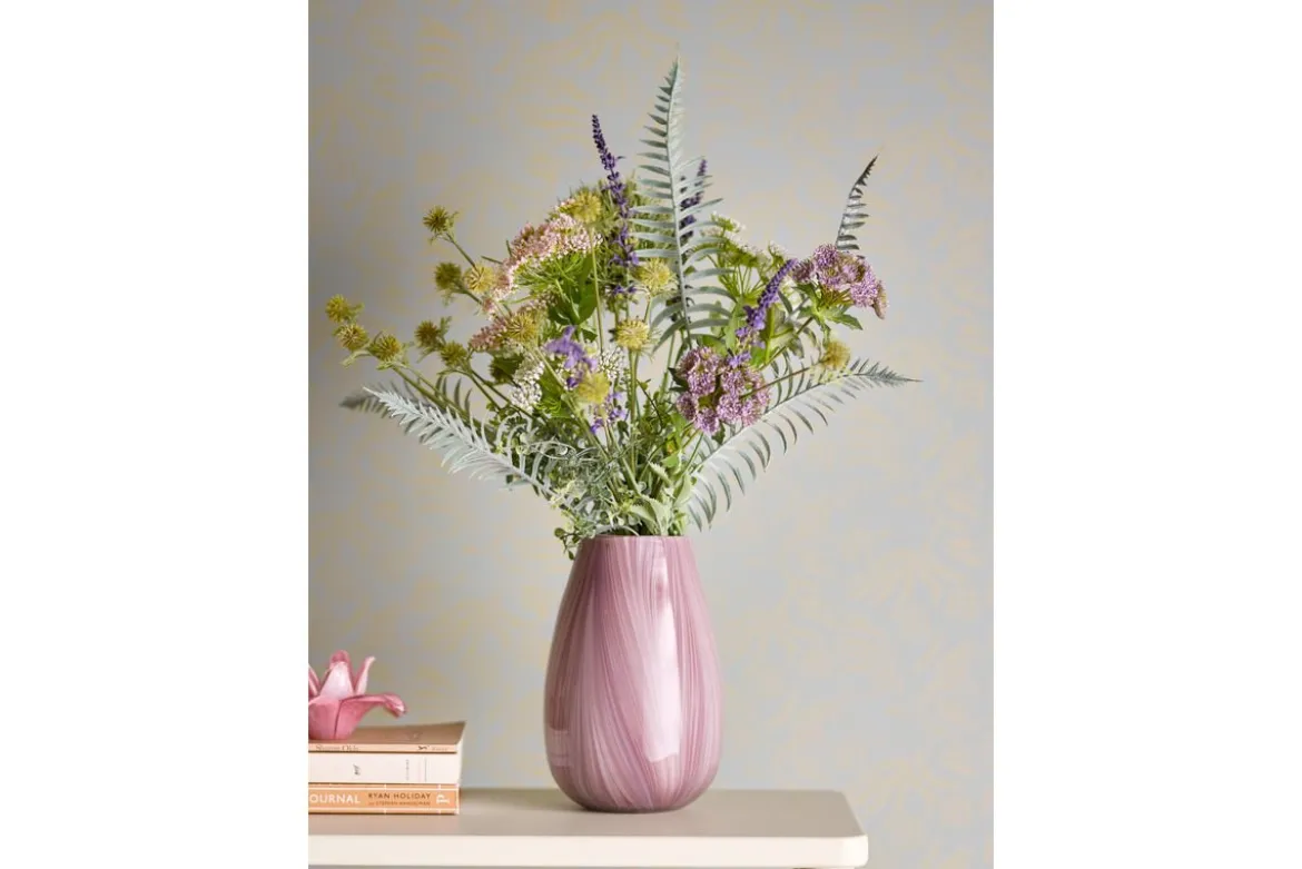 Vase „Ennia“ – Roséfarbenes Glas