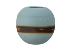 Vase „Feyra“ – Blaues Glas