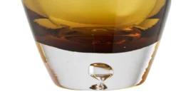 Vase Finn - aus gold-orangem Glas