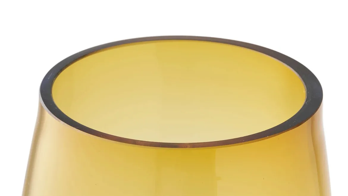 Vase Finn - aus gold-orangem Glas