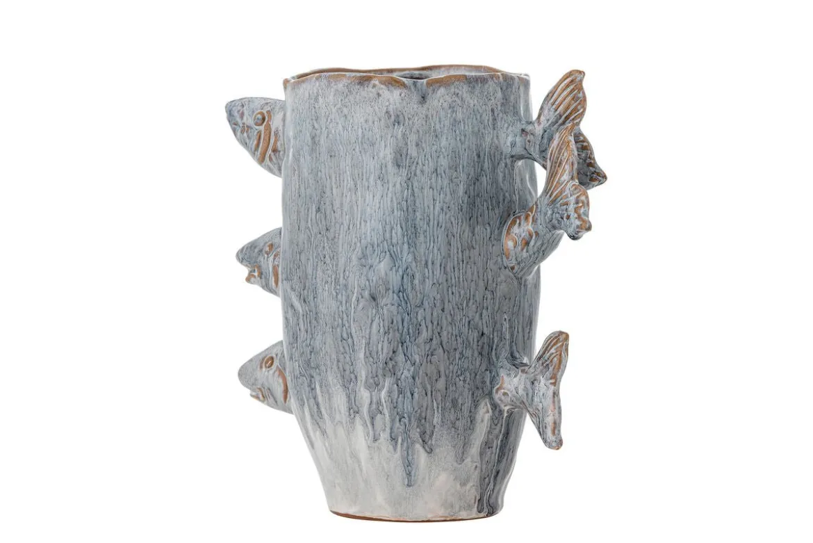 Vase „3 Fishes“ – aus Steingut