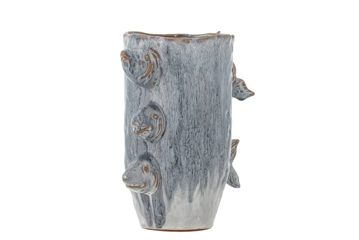 Vase „3 Fishes“ – aus Steingut