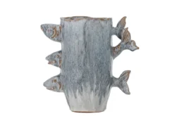 Vase „3 Fishes“ – aus Steingut