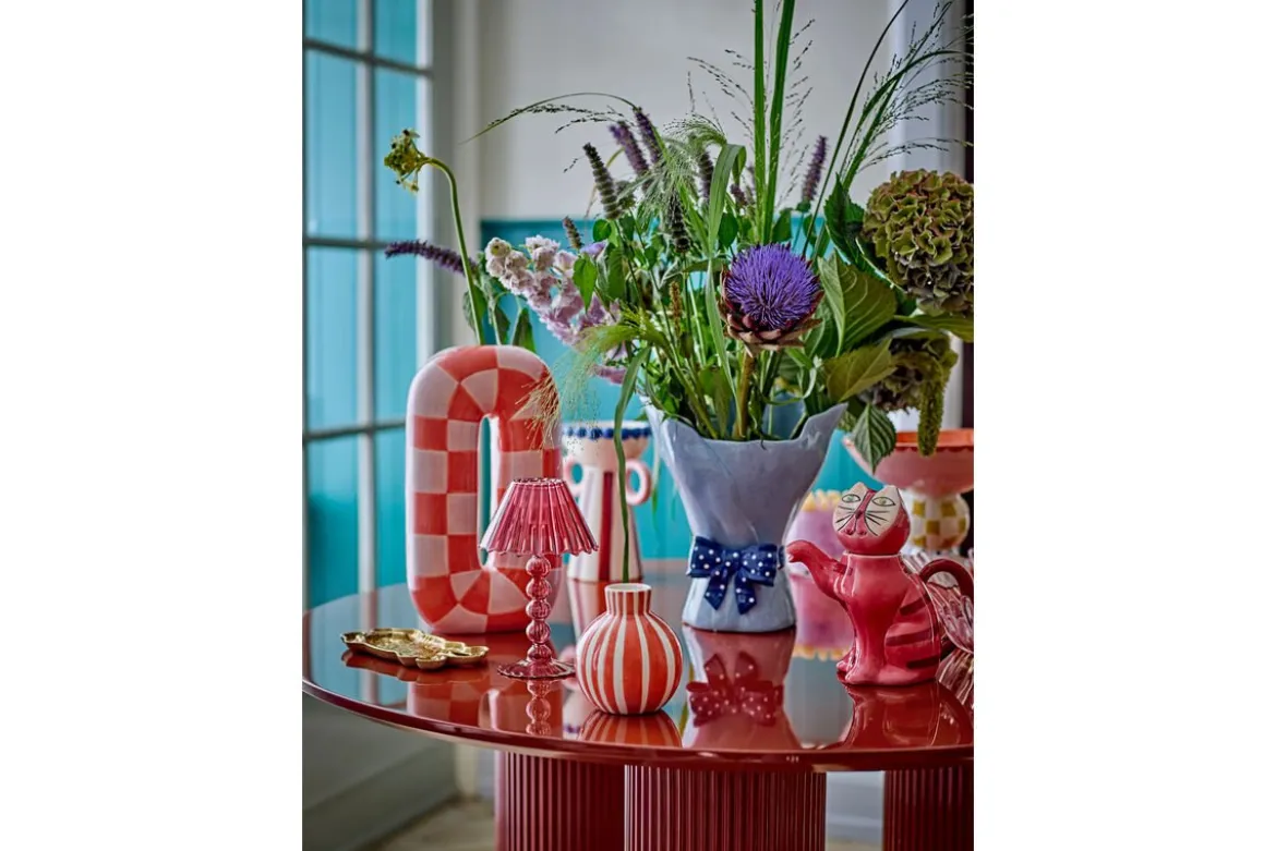 Vase „Florielle“ – Blaues Steingut