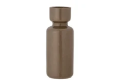 Vase "Greenrusti" - dunkelgrünes Steingut