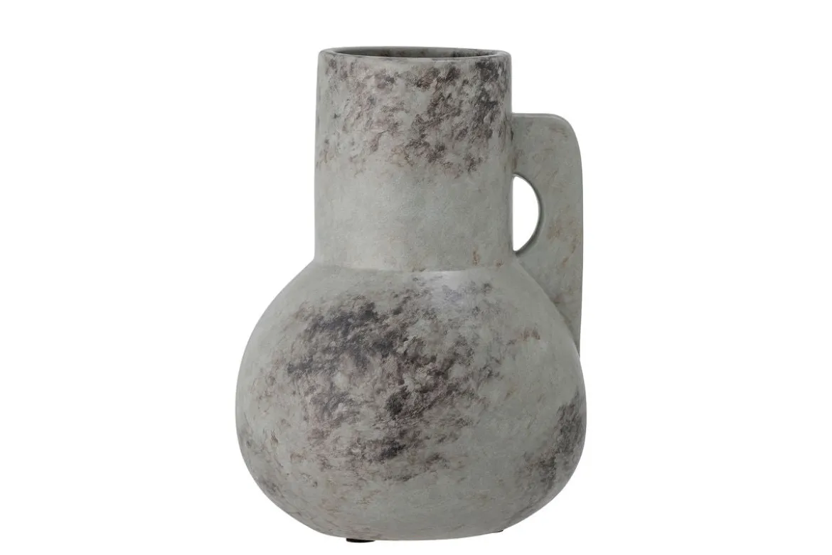 Vase "Grounded" - graue Keramikvase