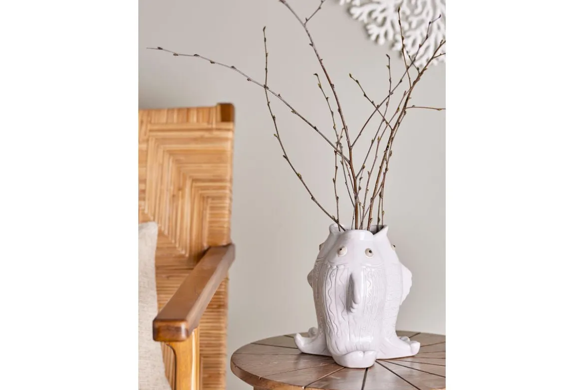 Vase „Ilvara“ – Weißes Steingut