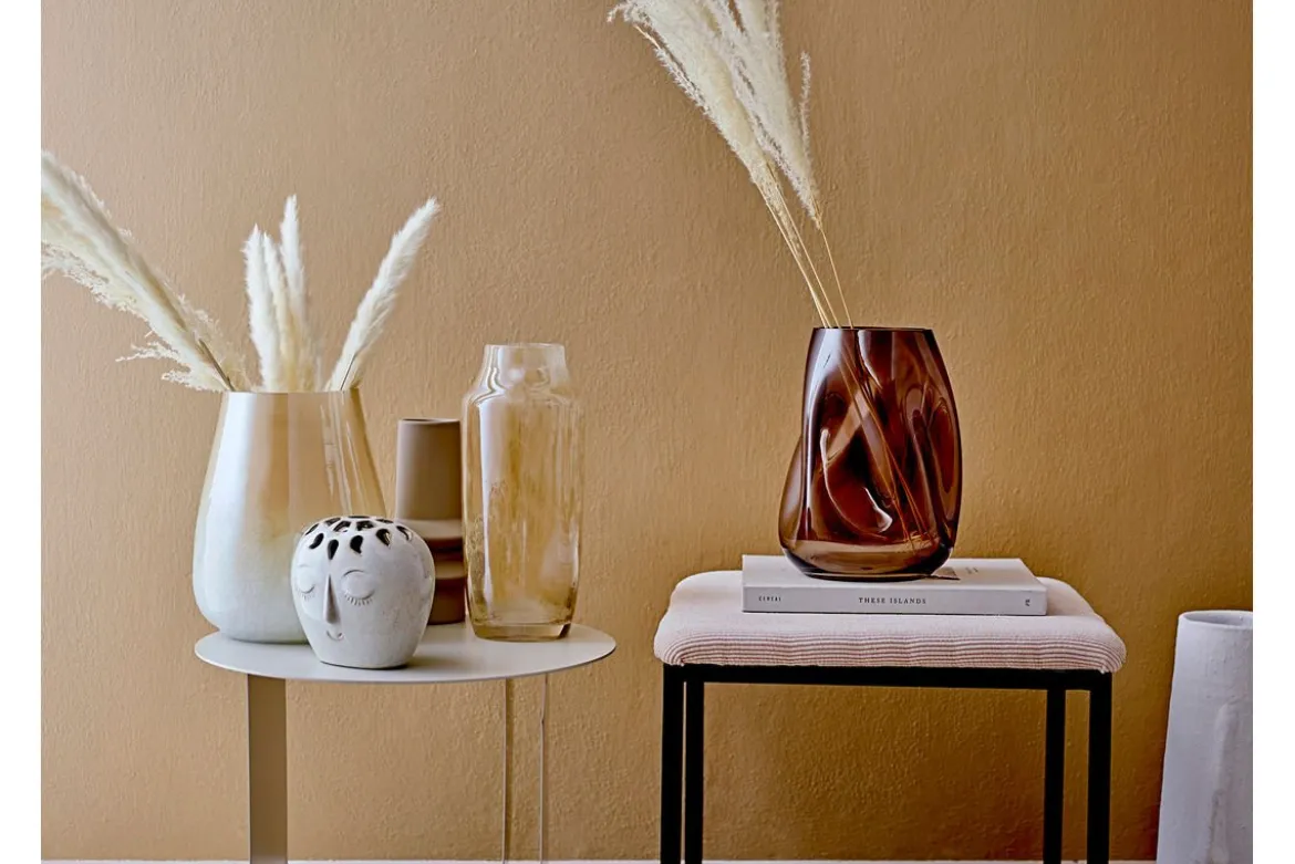 Vase "Ismar" - aus hellem Steingut