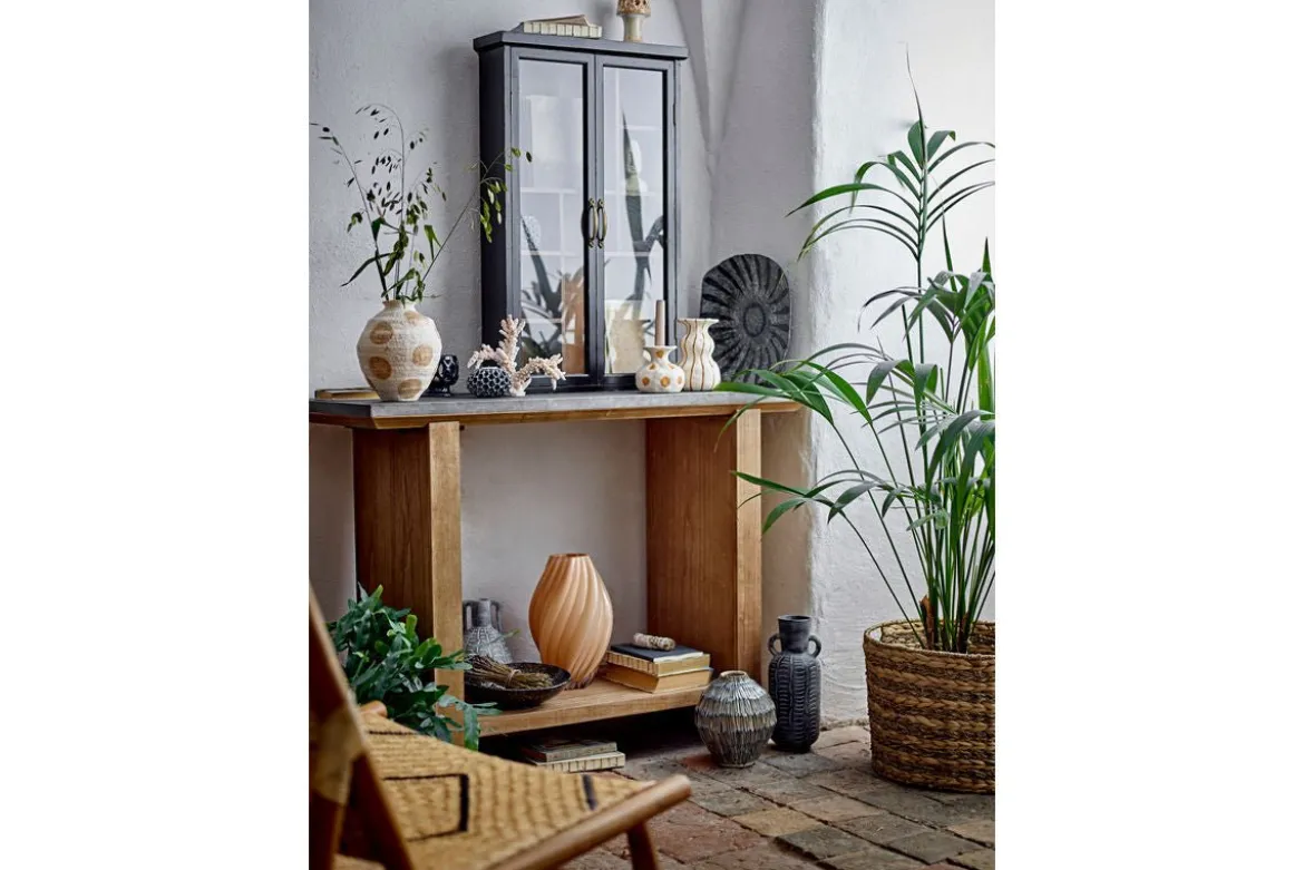 Vase „Kairoa“ – Naturfarbenes Glas