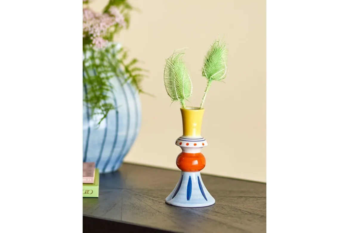 Vase "Kalibri" - bunte Stein Vase