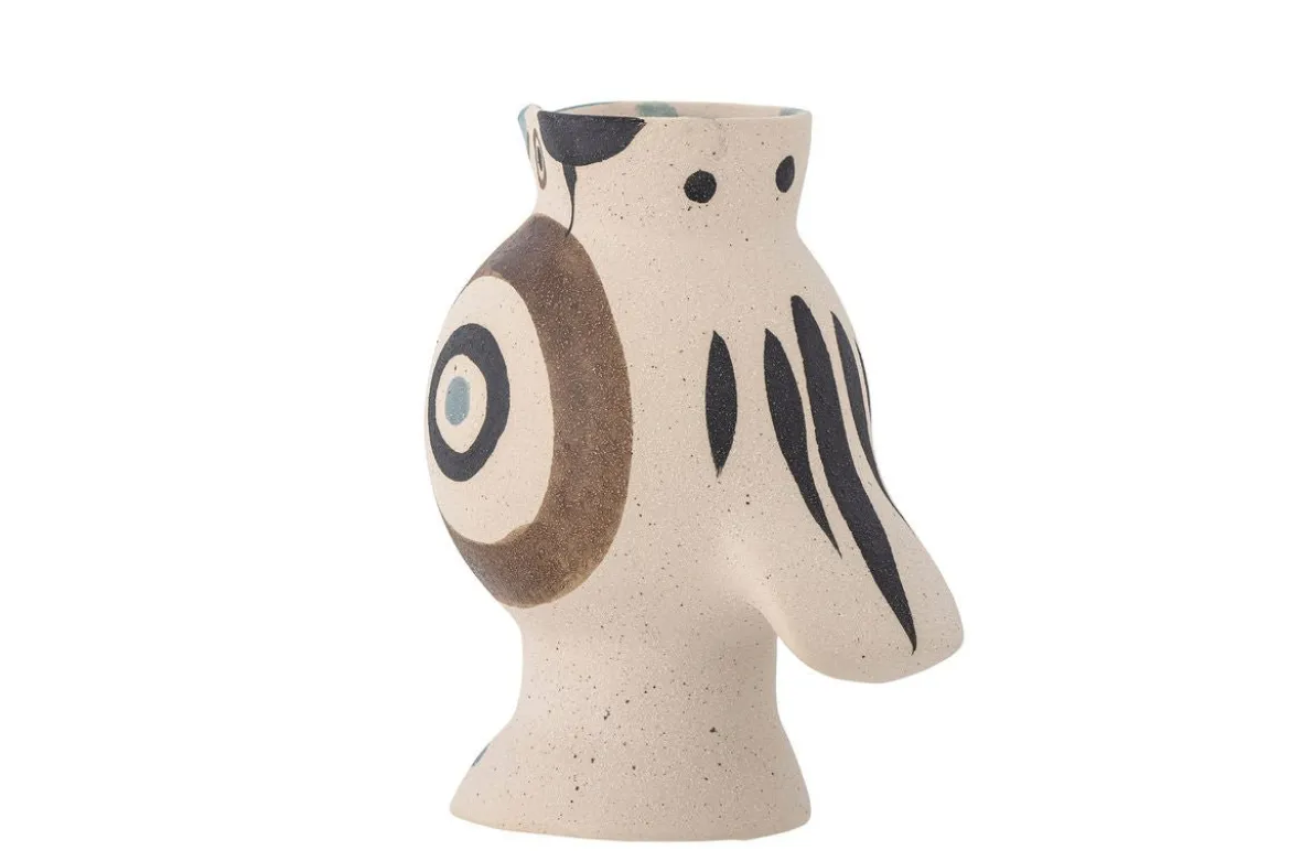 Vase „Kareen“ – Naturfarbenes Steingut