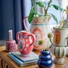 Vase Lilam - Bunt, aus Steingut