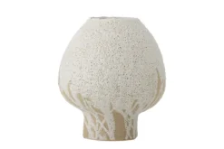 Vase „Lina“ – Naturfarbenes Steingut