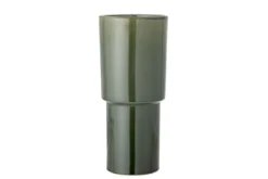 Vase Lizi - Grün, aus Steingut