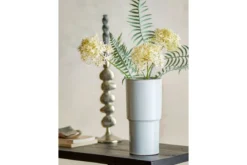 Vase Liz - Weiß, aus Steingut