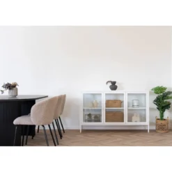 Vase „Lunara“ – Keramik in Schwarz