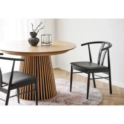 Vase „Lunara“ – Keramik in Schwarz