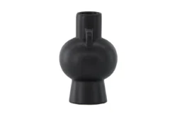 Vase „Lunaro“ – Weiß oder Schwarz, Steinzeug