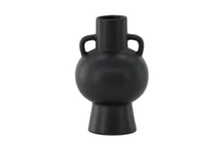 Vase „Lunaro“ – Weiß oder Schwarz, Steinzeug