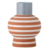 Vase Mara - Orange, aus Steingut