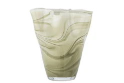 Vase „Mari“ – Grünes Glas