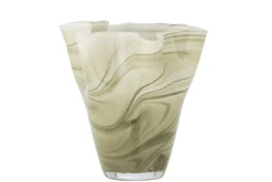 Vase „Mari“ – Grünes Glas