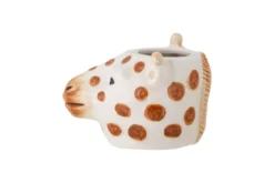 Vase Milly - Braun, aus Steingut