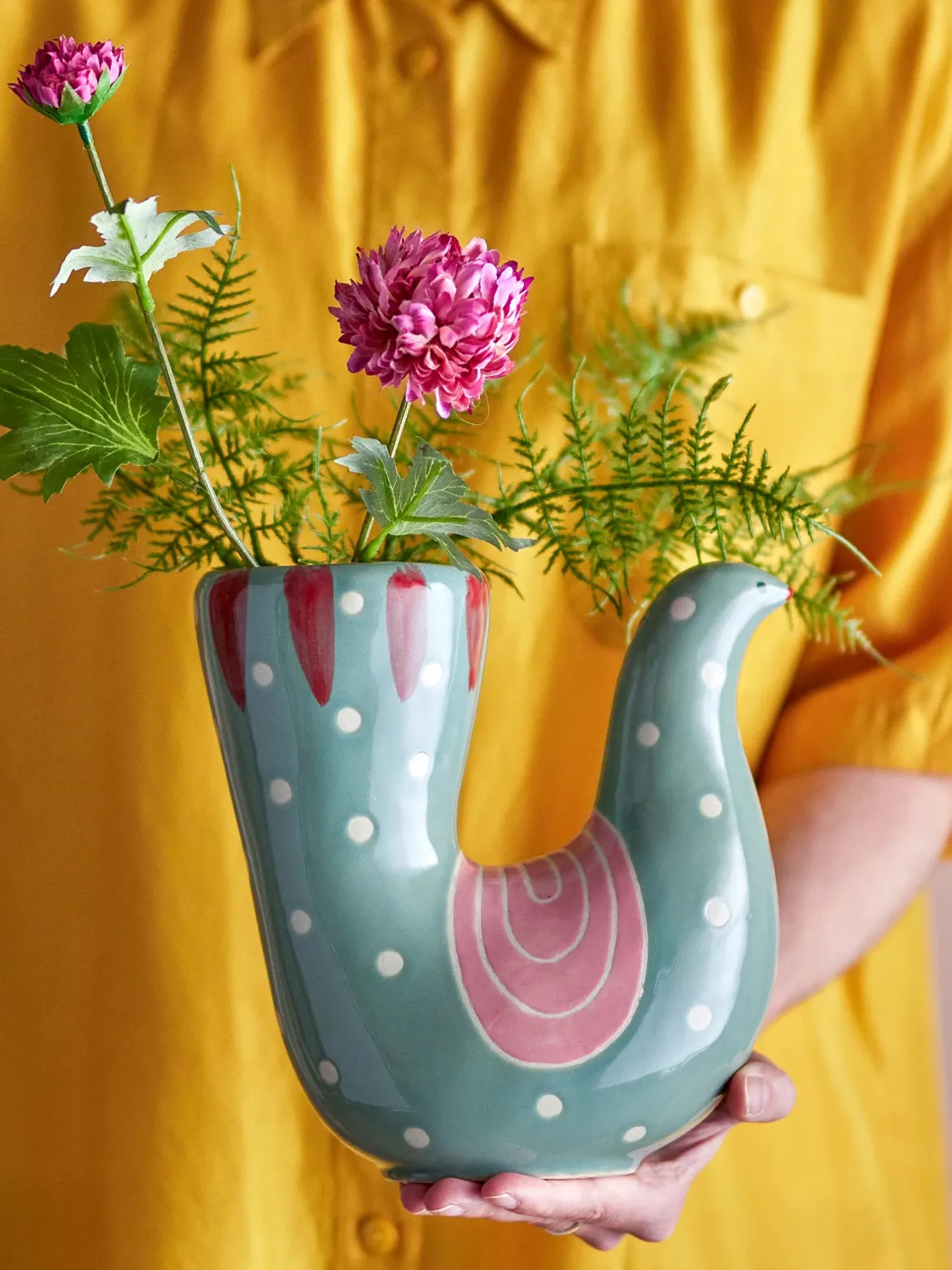 Vase „Morina“ – Buntes Steingut