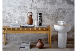 Vase "Namibia" - braune Terrakottavase