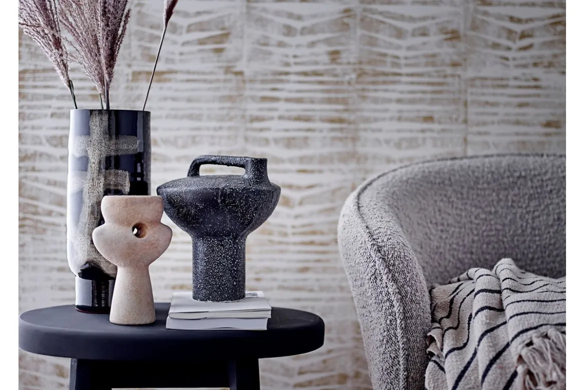 Vase "Namibia" - braune Terrakottavase