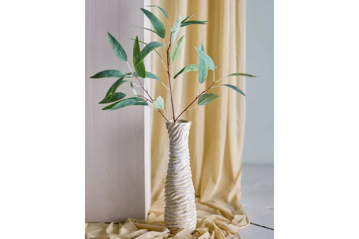 Vase „Naturaza“ – helles Steingut