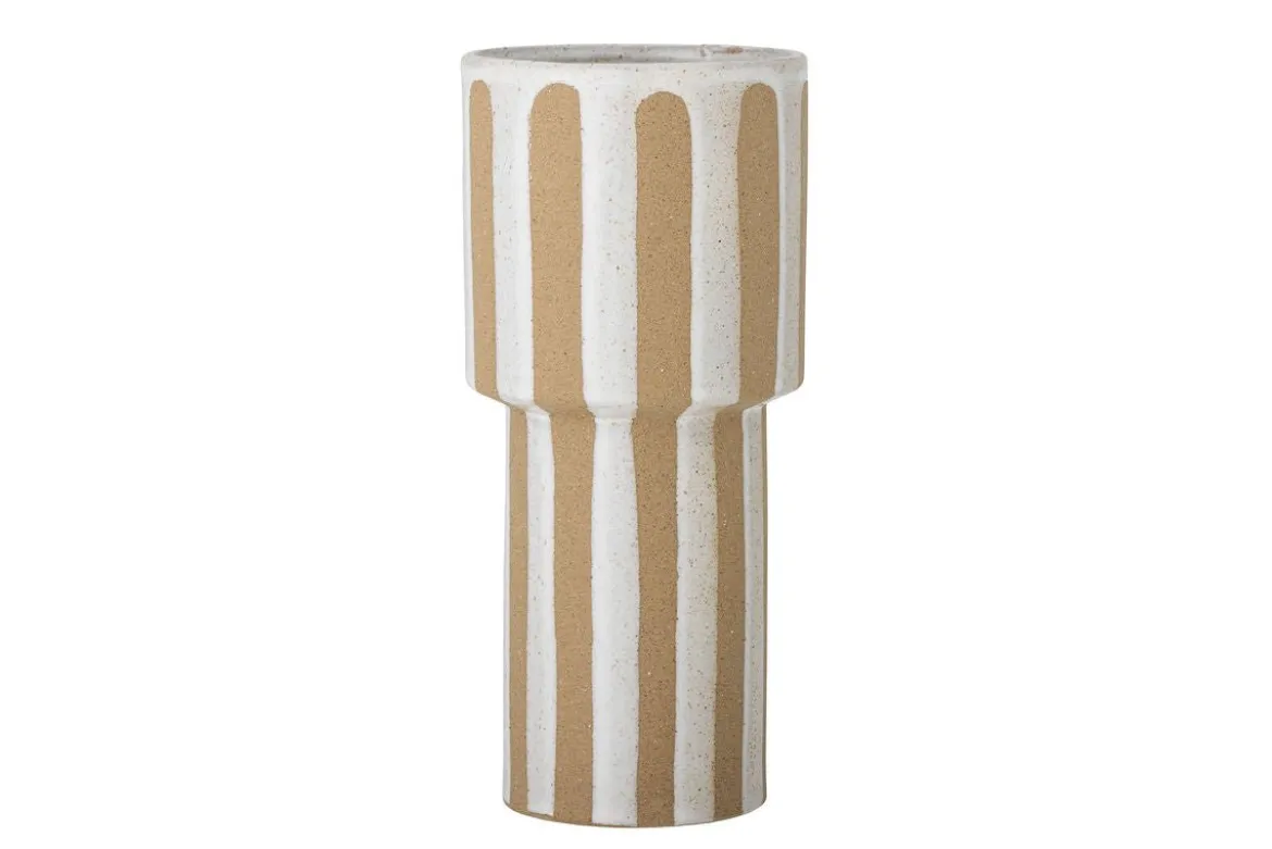 Vase „Nerava“ – Naturfarbenes Steingut