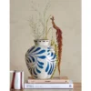 Vase „Nerico“ – Blaues Steingut