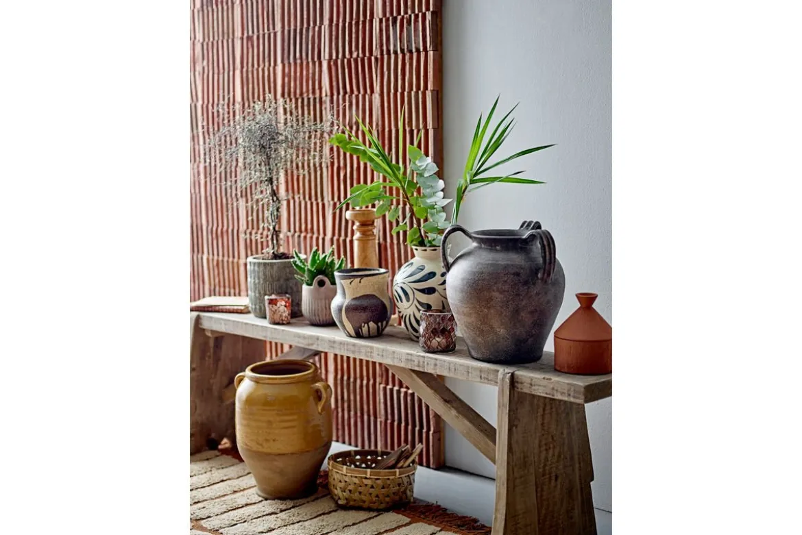 Vase „Nerico“ – Blaues Steingut