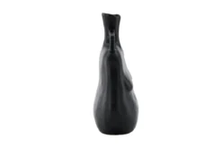 Vase Nerida 25 cm – Körperinspirierte Eleganz in Weiß & Schwarz