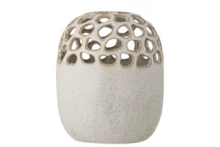 Vase „Nerina“ – Naturfarbenes Steingut