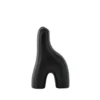Vase Noara 16 cm – Skulpturales Designobjekt aus Steingut