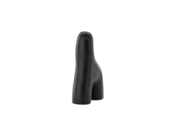 Vase Noara 16 cm – Skulpturales Designobjekt aus Steingut