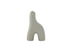 Vase Noara 16 cm – Skulpturales Designobjekt aus Steingut
