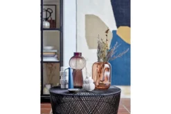 Vase „Nordia“ – Steingut in Weiß