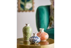 Vasenset (3-teilig) „Flower Dream“ – aus Steingut