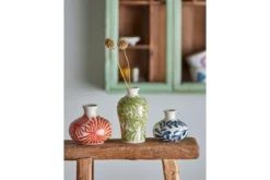 Vasenset (3-teilig) „Flower Dream“ – aus Steingut