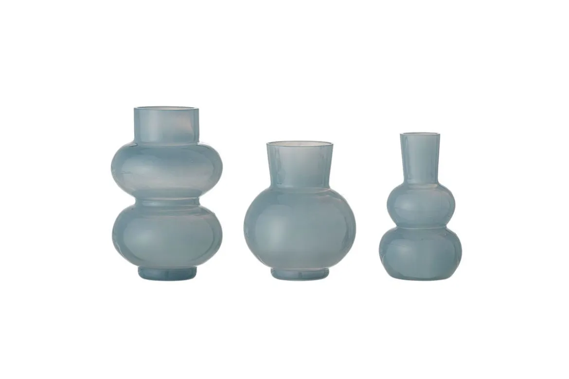 Vasenset (3-teilig) „Müsty“ – aus Glas