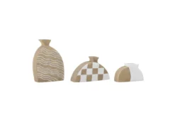 Vasen Set (3-teilig) „Nauta“ – Terrakotta